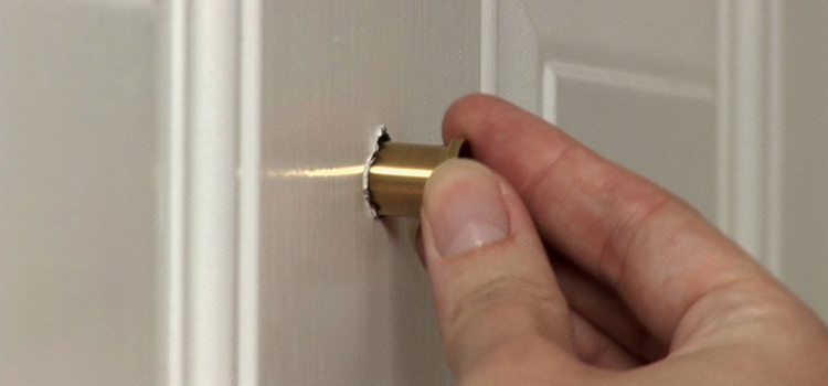 peephole door repair in Dixon